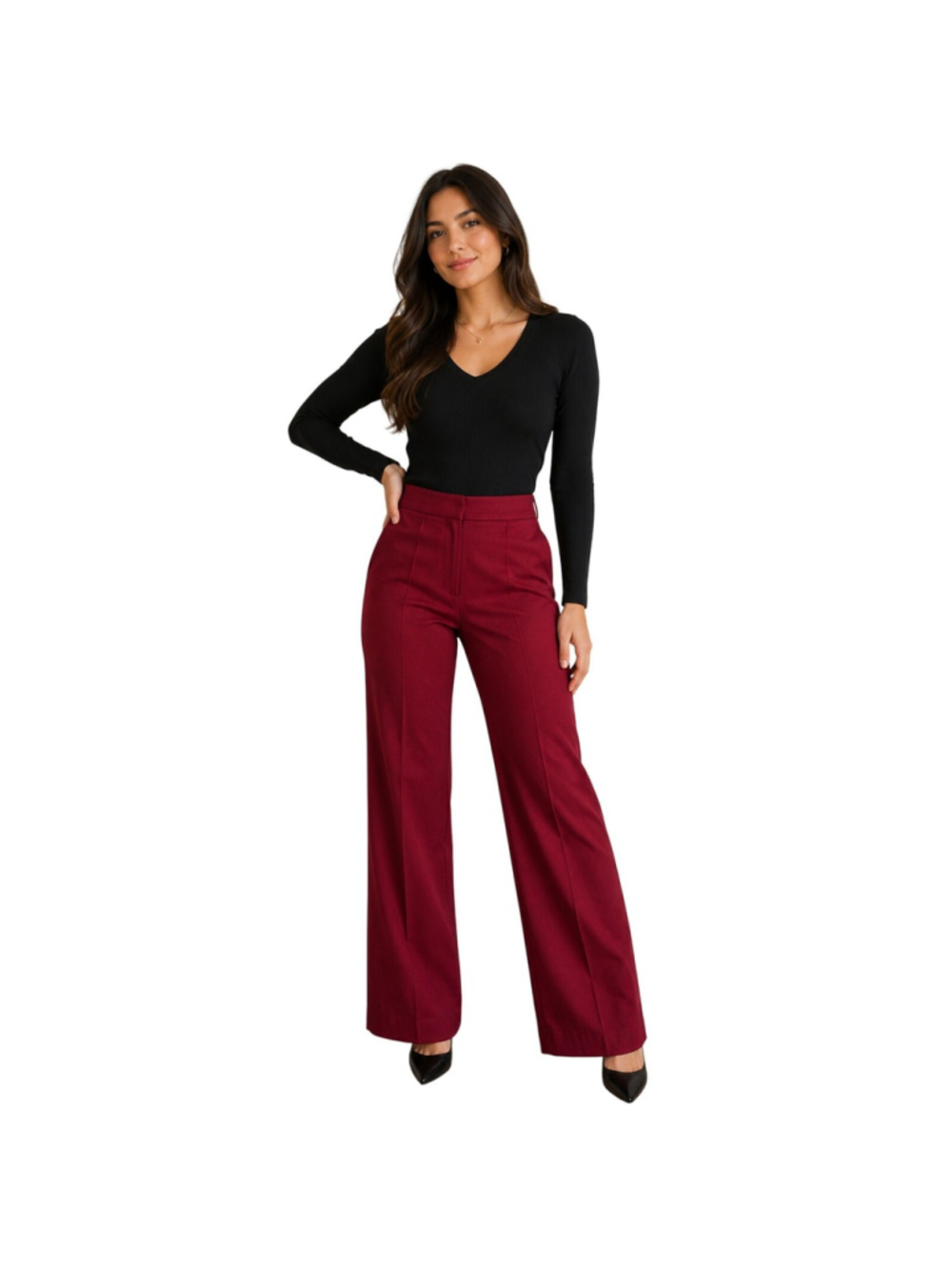 NWT Chico's 00R 2R trousers red colored stretch casaul career pants bright fun